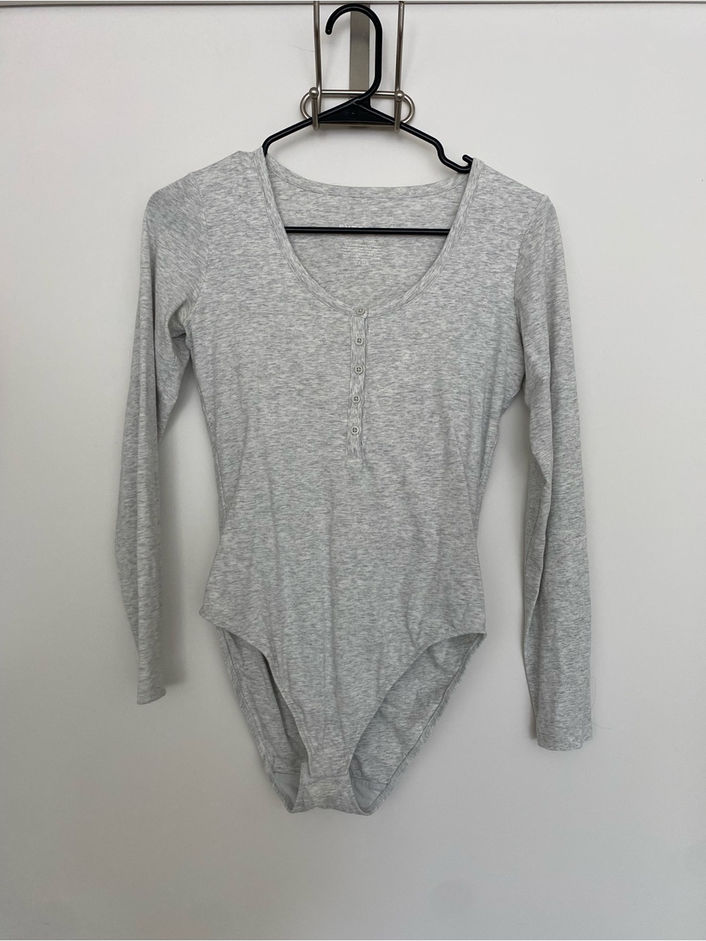 Everlane Henley Supima bodysuit S